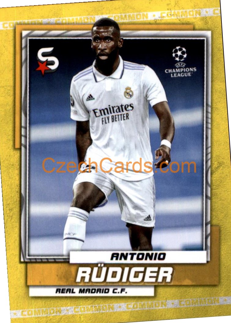 Antonio Rüdiger 2022/23 Topps Superstars #39 variations