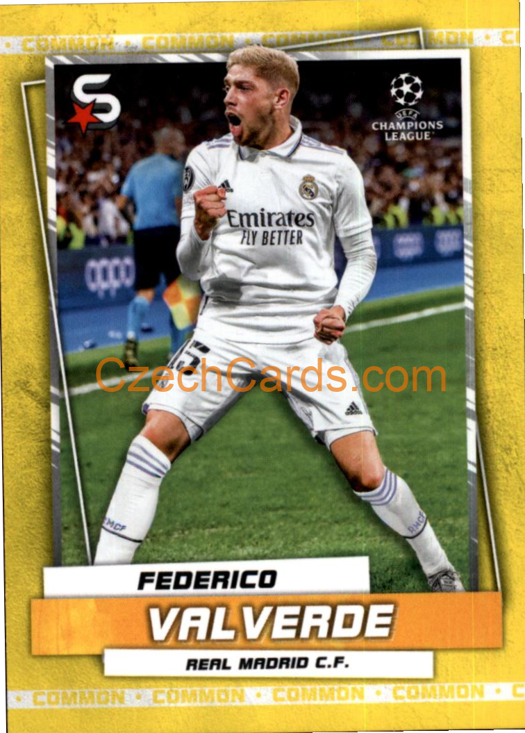 Federico Valverde 2022/23 Topps Superstars #44 variations