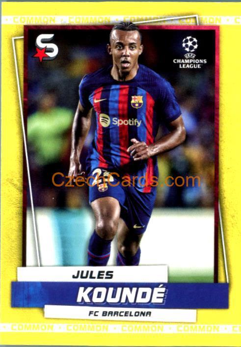 Jules Koundé 2022/23 Topps Superstars #47 variations