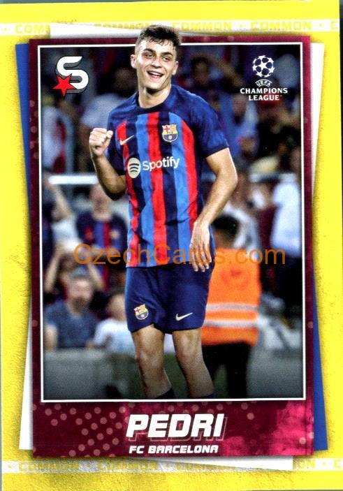 Pedri 2022/23 Topps Superstars #49 variations