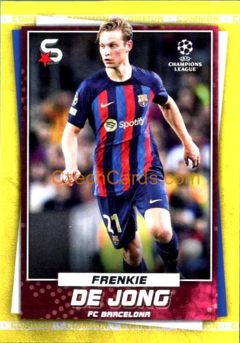 Frenkie de Jong 2022/23 Topps Superstars #52 variations