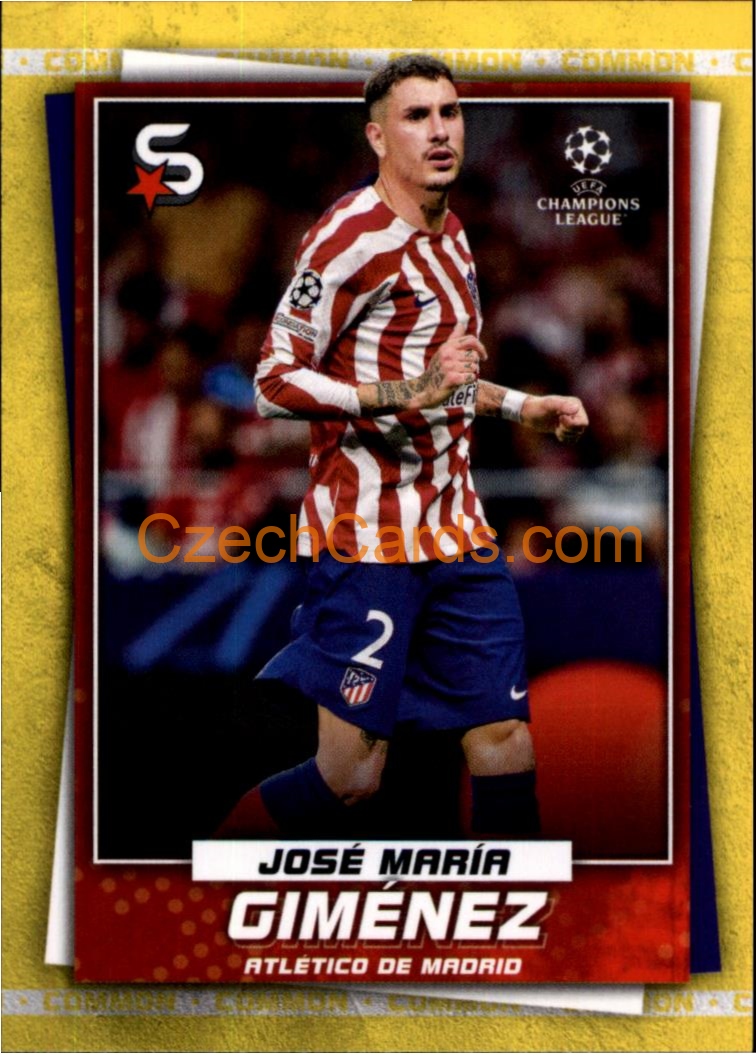 José María Giménez 2022/23 Topps Superstars #58 variations