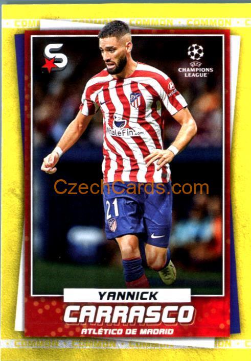 Yannick Carrasco 2022/23 Topps Superstars #62 variations