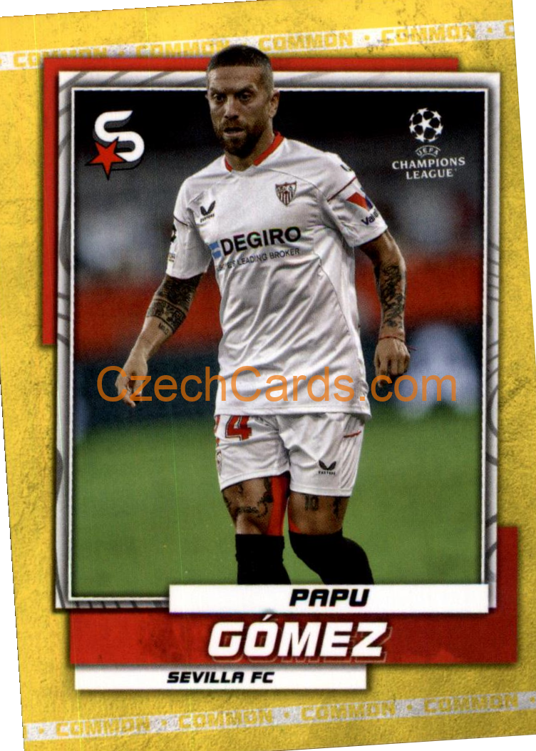 Papu Gomez 2022/23 Topps Superstars #66 variations