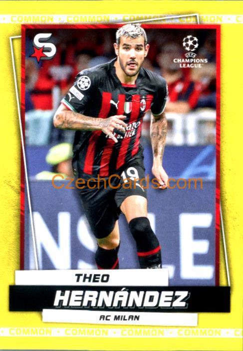 Theo Hernández 2022/23 Topps Superstars #68 variations