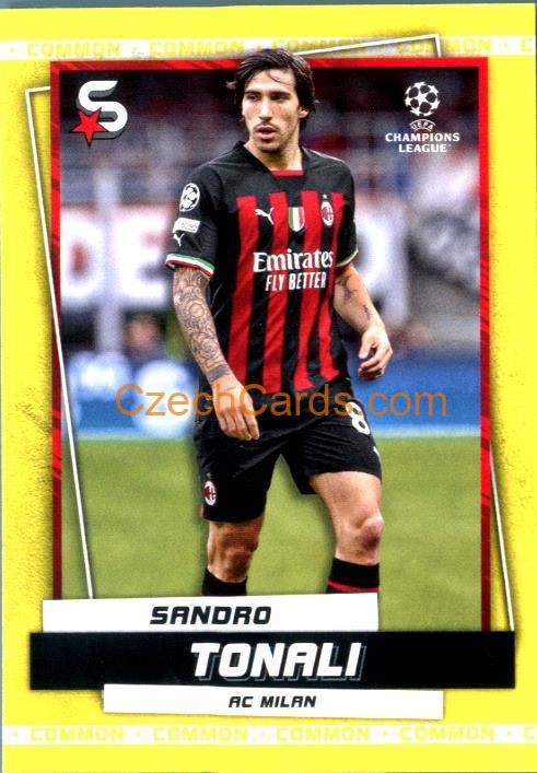Sandro Tonali 2022/23 Topps Superstars #71 variations