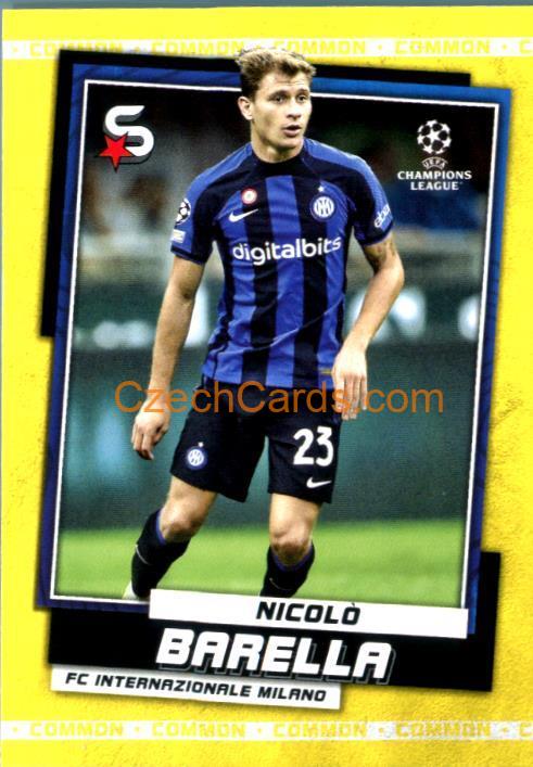Nicolò Barella 2022/23 Topps Superstars #81 variations
