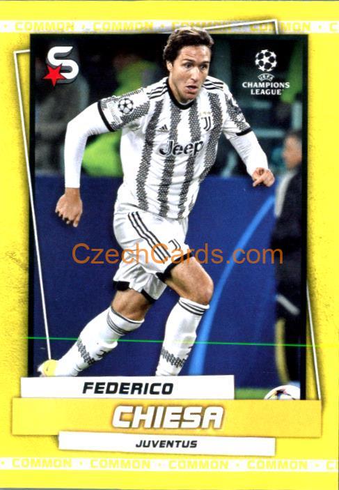 Federico Chiesa 2022/23 Topps Superstars #92 variations