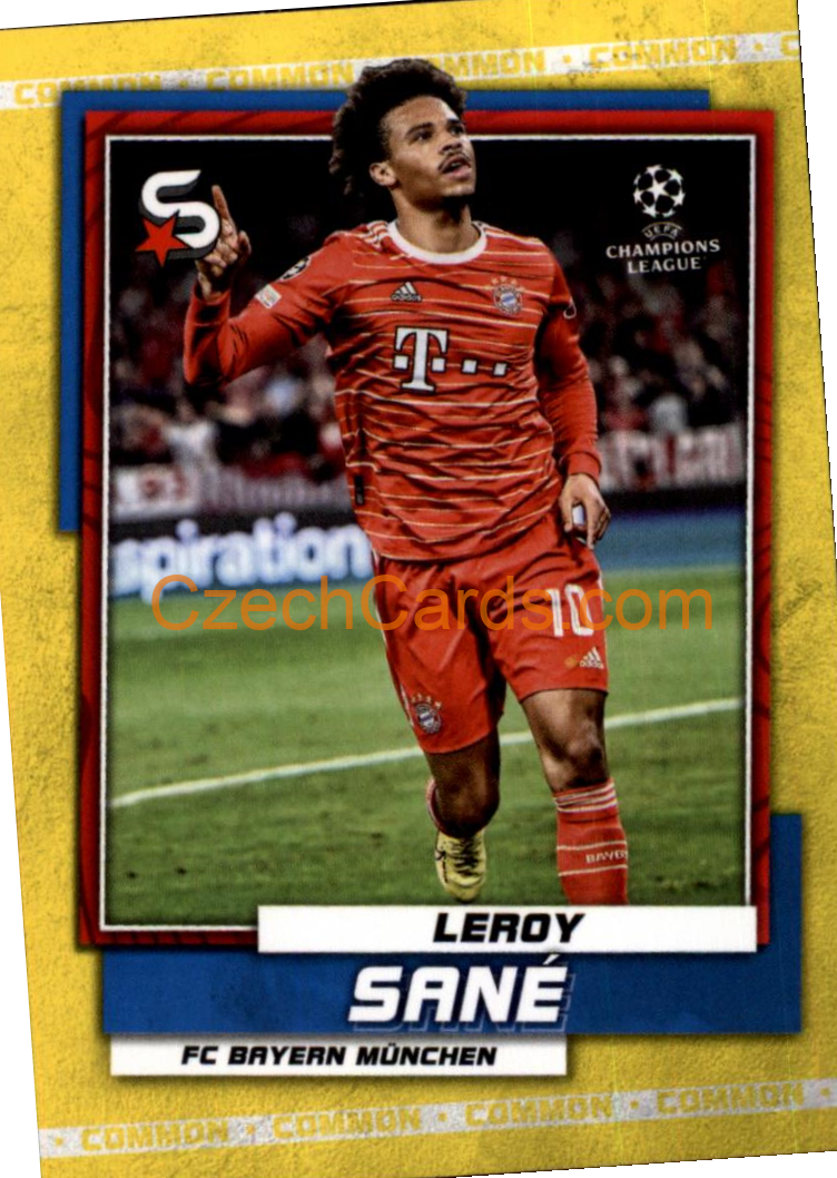 Leroy Sané 2022/23 Topps Superstars #103 variations
