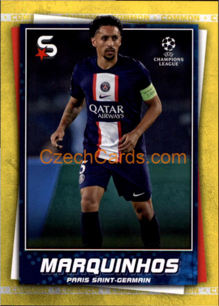 Marquinhos 2022/23 Topps Superstars #128 variations