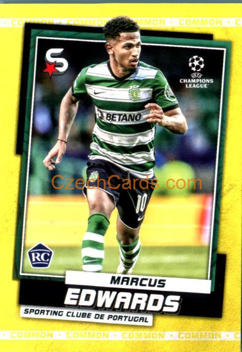 Marcus Edwards 2022/23 Topps Superstars #148 variations