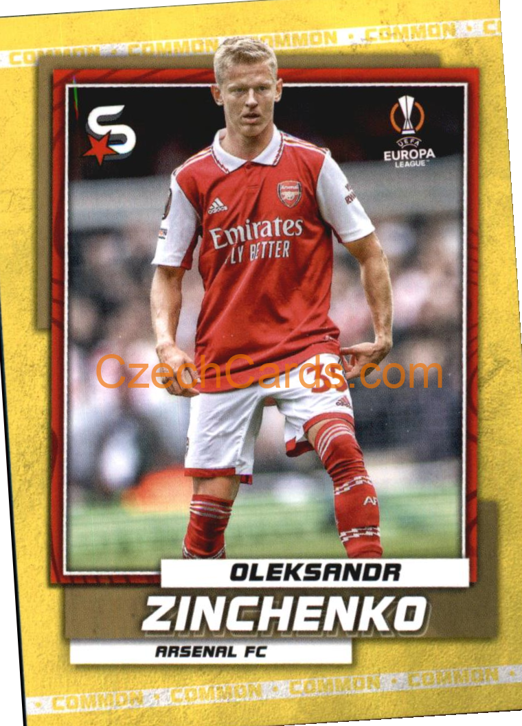 Oleksandr Zinchenko 2022/23 Topps Superstars #160 variations