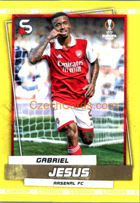 Gabriel Jesus 2022/23 Topps Superstars #165 variations