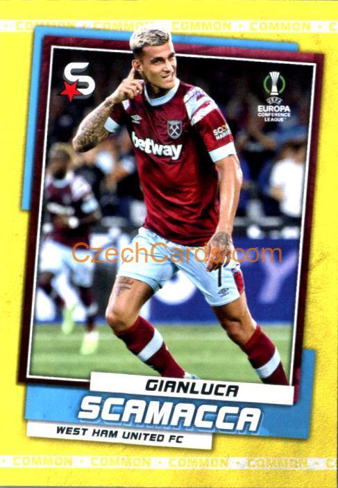 Gianluca Scamacca 2022/23 Topps Superstars #187 variations