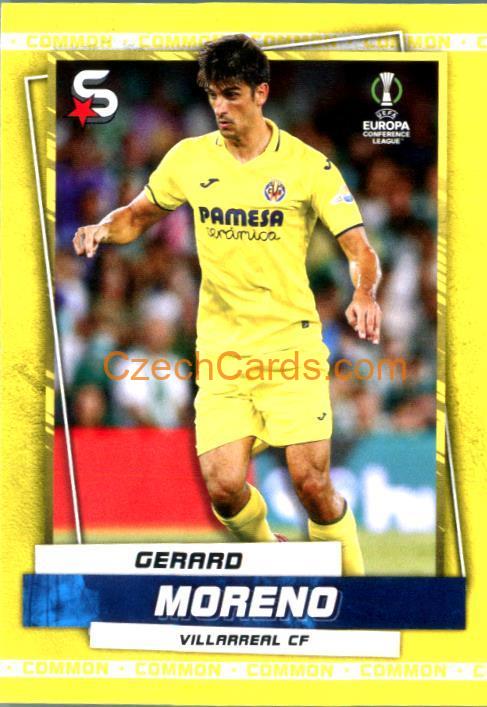 Gerard Moreno 2022/23 Topps Superstars #189 variations