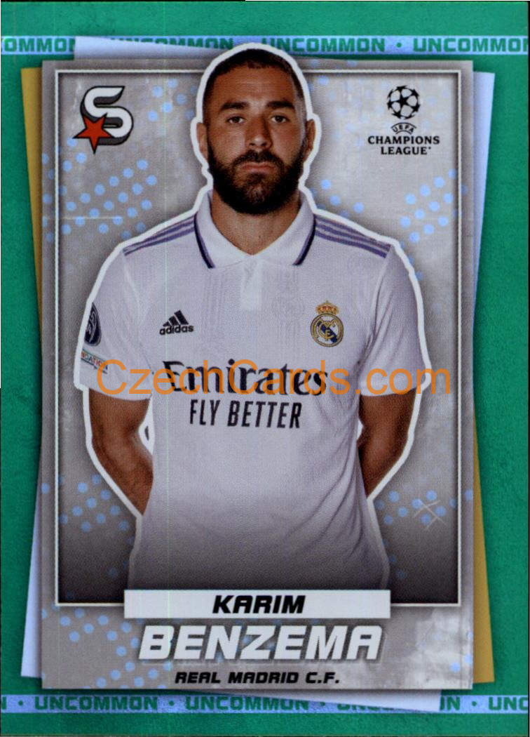 Karim Benzema 2022/23 Topps Superstars #46 uncommon