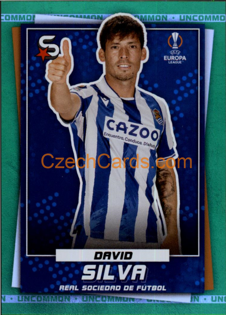 David Silva 2022/23 Topps Superstars #176 variations