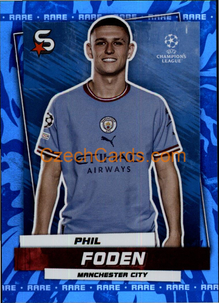 Phil Foden 2022/23 Topps Superstars #5 rare
