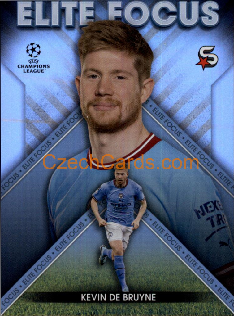 Kevin De Bruyne 2022/23 Topps Superstars Elite Focus #EF-KDB