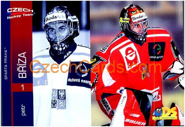 Petr Bříza DS 2002/03 hokejová kartička #3