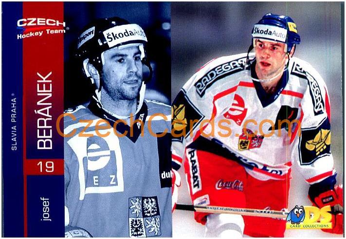 Josef Beránek DS 2002/03 hokejová kartička #9