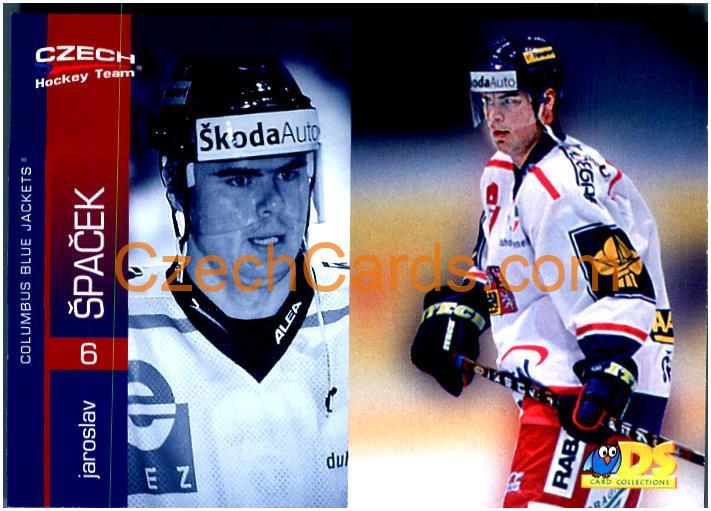 Jaroslav Špaček DS 2002/03 hokejová kartička #18