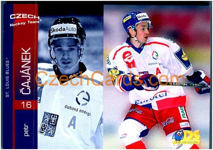 Petr Čajánek DS 2002/03 hokejová kartička #22