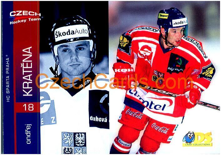 Ondřej Kratěna DS 2002/03 hokejová kartička #32