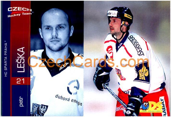 Petr Leška DS 2002/03 hokejová kartička #35