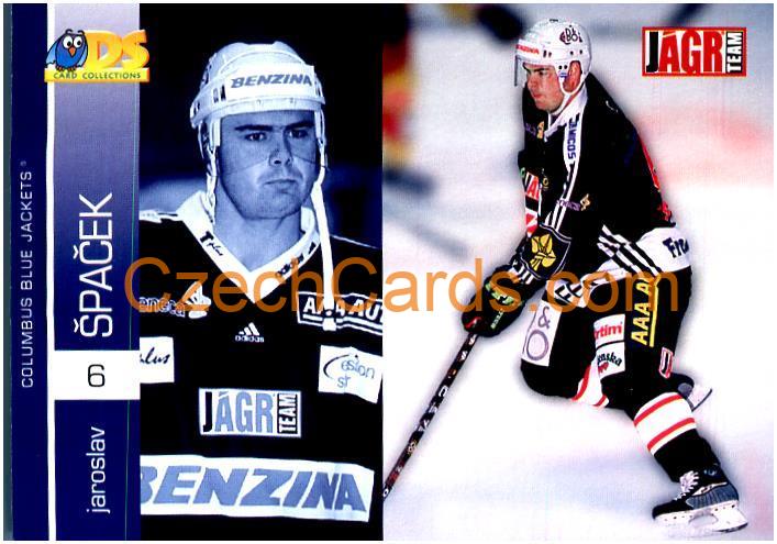 Jaroslav Špaček DS 2002/03 hokejová kartička #43