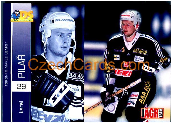 Karel Pilař DS 2002/03 hokejová kartička #47