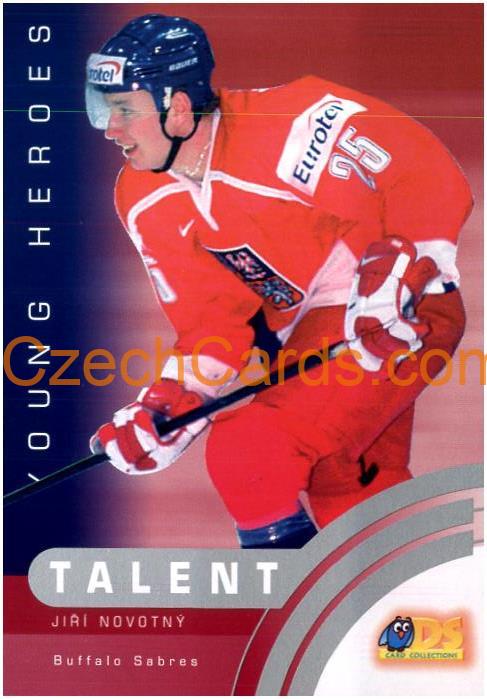 Jiří Novotný DS 2002/03 hokejová kartička #67