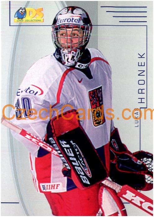 Lukáš Hronek DS 2002/03 hokejová kartička #80