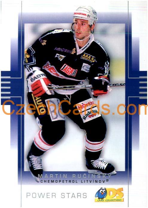 Martin Ručinský DS 2002/03 hokejová kartička #95