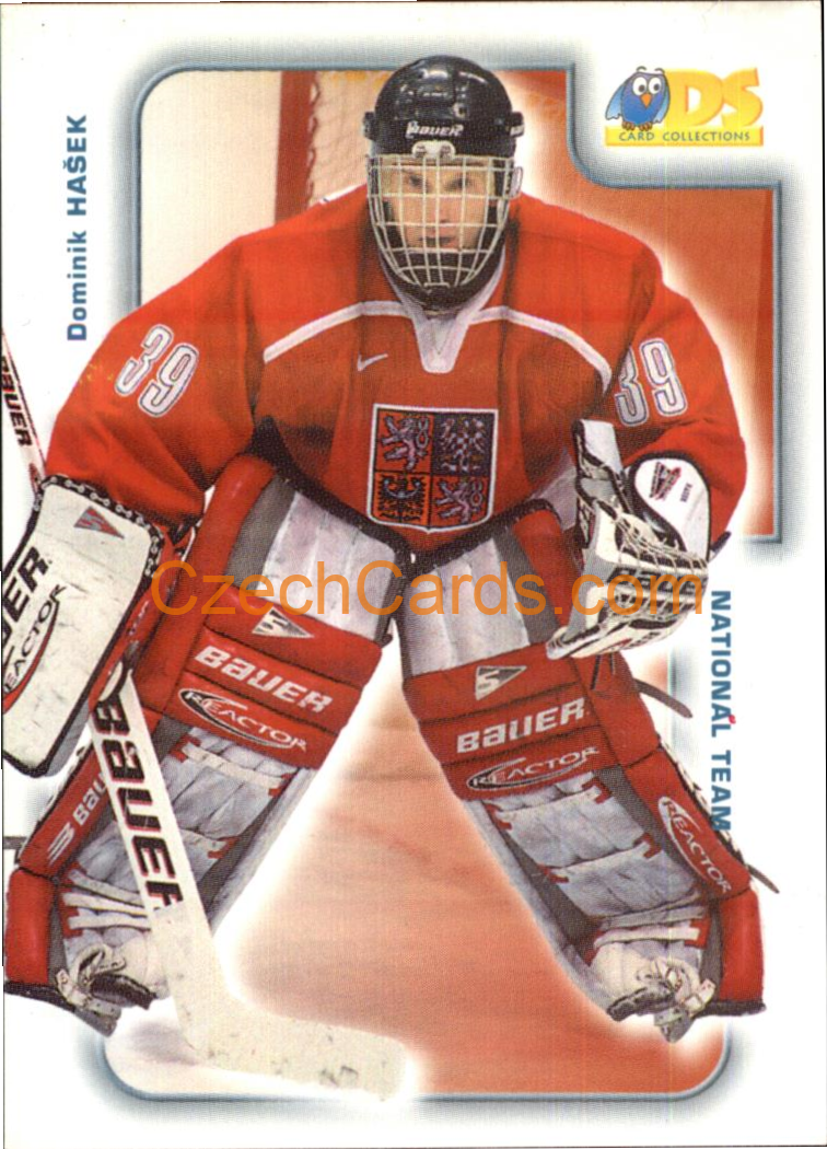 Dominik Hašek DS 2001/02 hokejová kartička #1