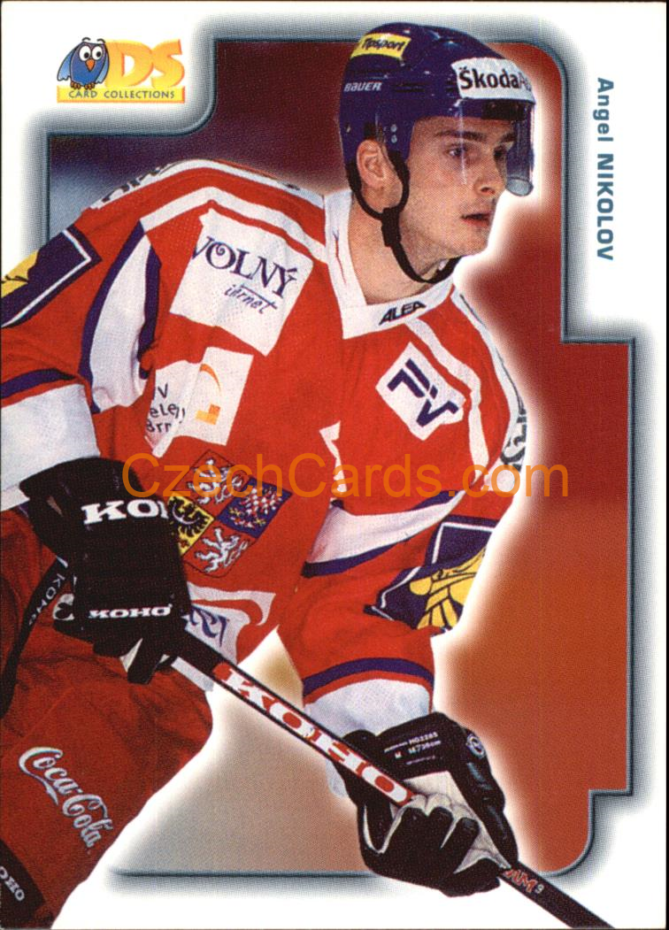 Angel Nikolov DS 2001/02 hokejová kartička #7