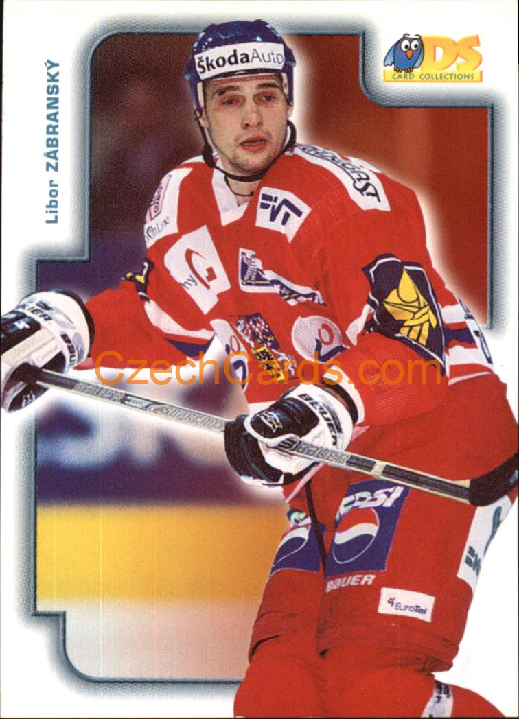 Libor Zábranský DS 2001/02 hokejová kartička #11