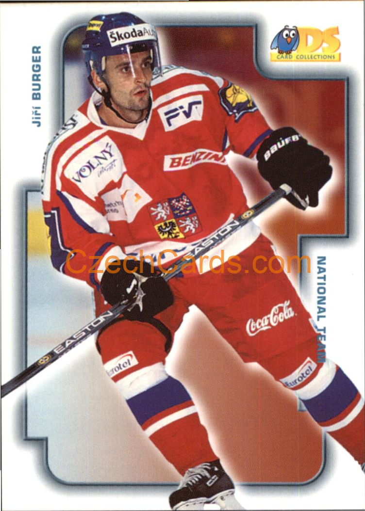 Jiří Burger DS 2001/02 hokejová kartička #14