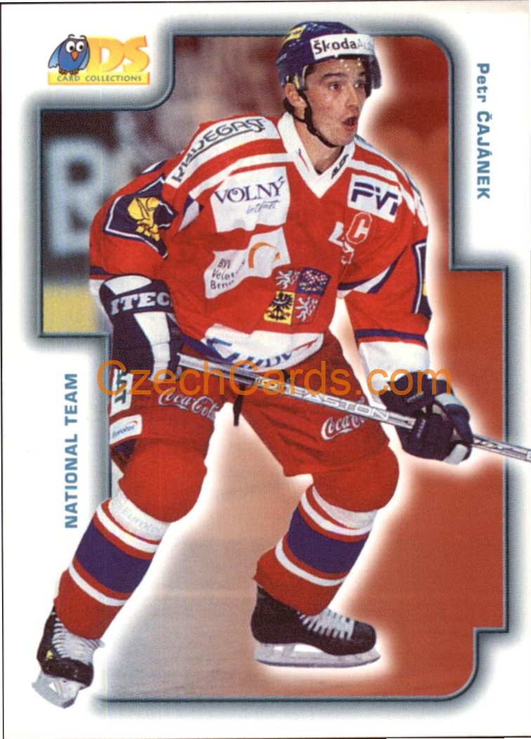 Petr Čajánek DS 2001/02 hokejová kartička #15