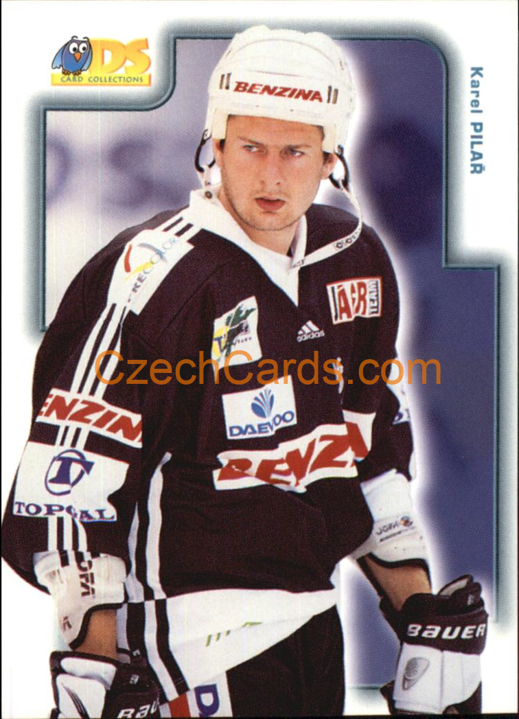 Karel Pilař DS 2001/02 hokejová kartička #30