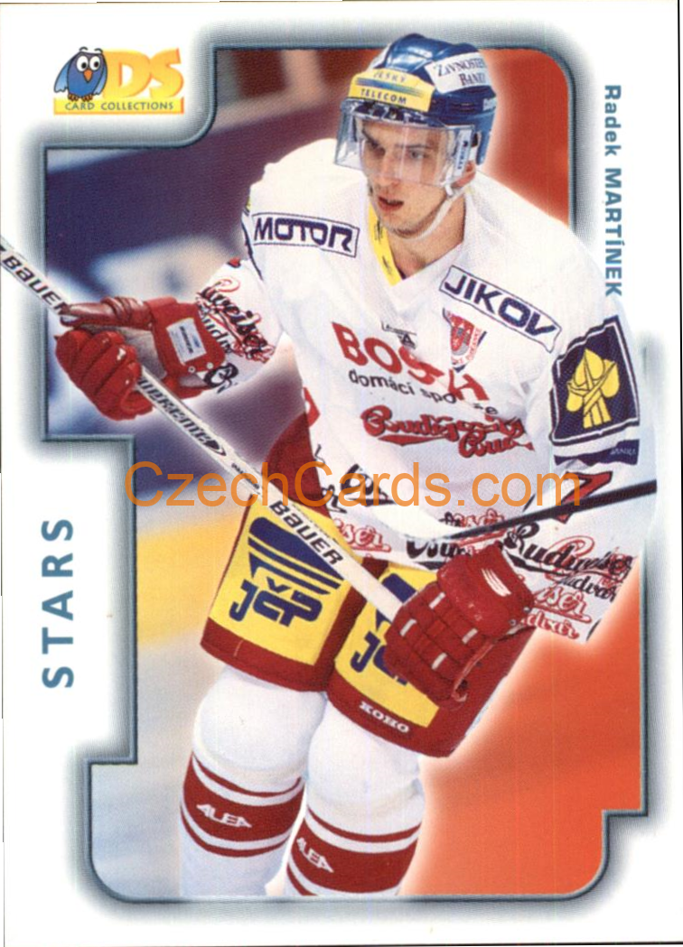 Radek Martínek DS 2001/02 hokejová kartička #53