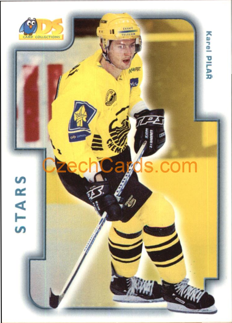 Karel Pilař DS 2001/02 hokejová kartička #54