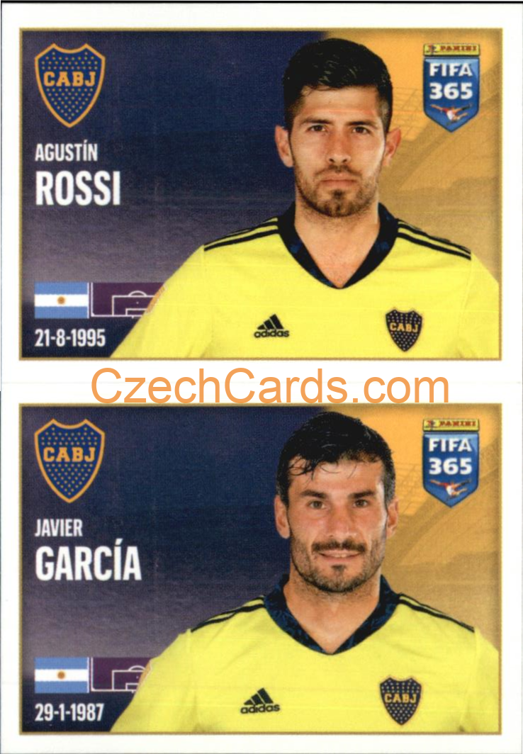 Agustín Rossi / Javier García 2022 Panini FIFA 365 sticker #4