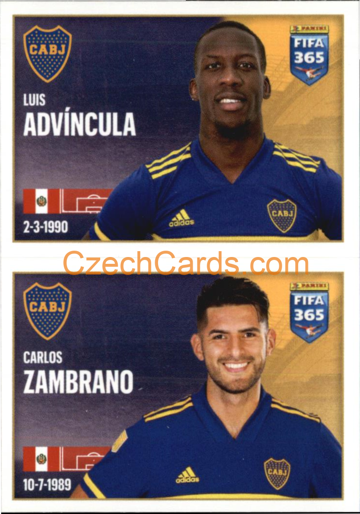 Luis Advíncula / Carlos Zambrano 2022 Panini FIFA 365 sticker #7