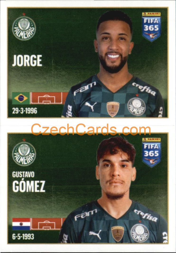 Jorge / Gustavo Gómez 2022 Panini FIFA 365 sticker #20