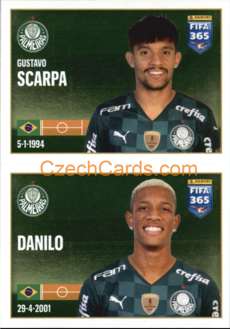Gustavo Scarpa / Danilo 2022 Panini FIFA 365 sticker #23