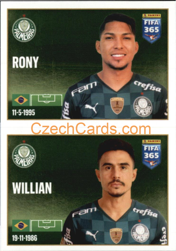 Rony / Willian 2022 Panini FIFA 365 sticker #28
