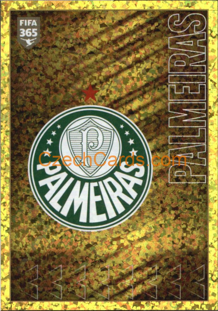 Palmeiras Logo 2022 Panini FIFA 365 sticker foil #29