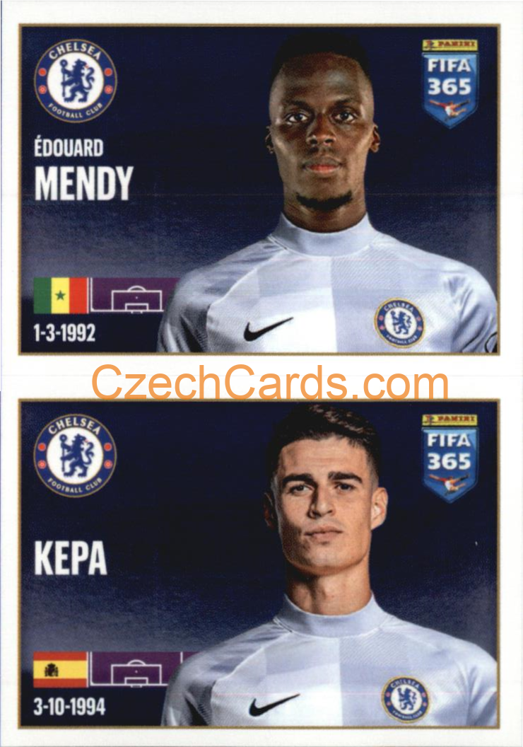 Édouard Mendy / Kepa 2022 Panini FIFA 365 sticker #34