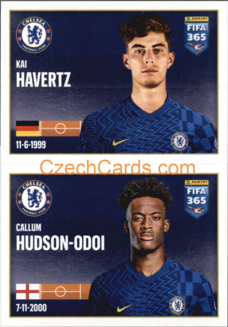 Kai Havertz / Callum Hudson-Odoi 2022 Panini FIFA 365 sticker #39
